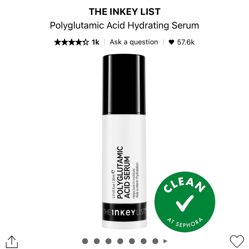 THE INKEY LIST
Polyglutamic Acid Hydrating Serum 1.0 Fl oz